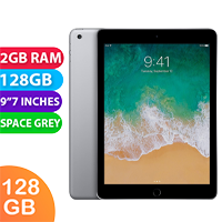 Apple iPad 5 9.7" 2017 Wifi (128GB, Space Grey) - Grade (Excellent)