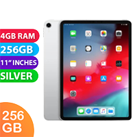 Apple iPad PRO 11" Cellular (256GB, Silver) Australian Stock - As New