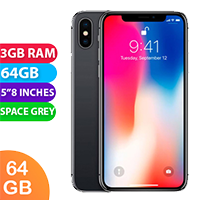 Apple iPhone X (64GB, Space Gray) - Grade (Excellent)