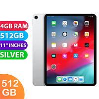 Apple iPad PRO 11" Cellular (512GB, Silver) Australian Stock - As New