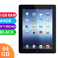 Apple iPad 4 Wifi (64GB, Black) - Grade (Excellent)